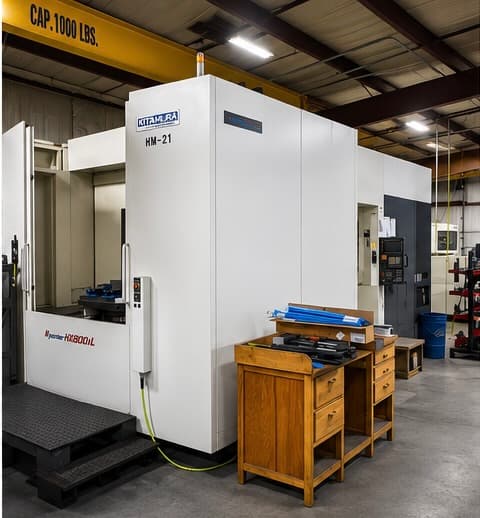 Horizontal machining
